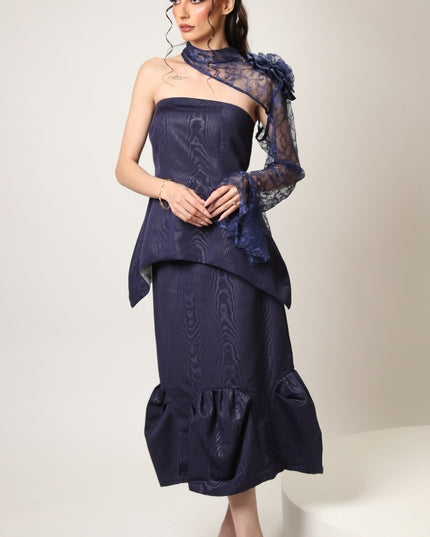 Kunzite In Navy Skirt