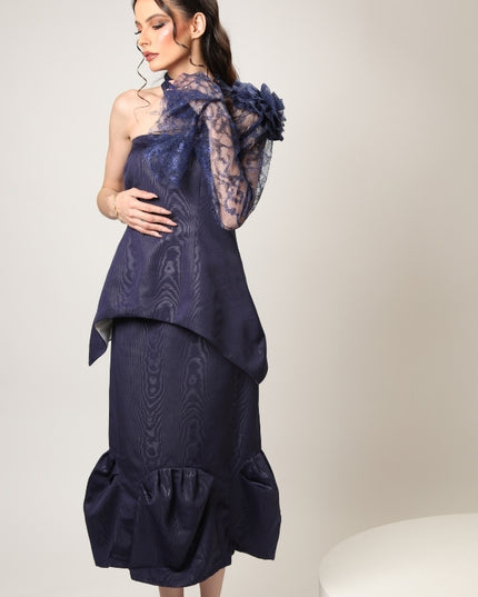 Kunzite In Navy Skirt