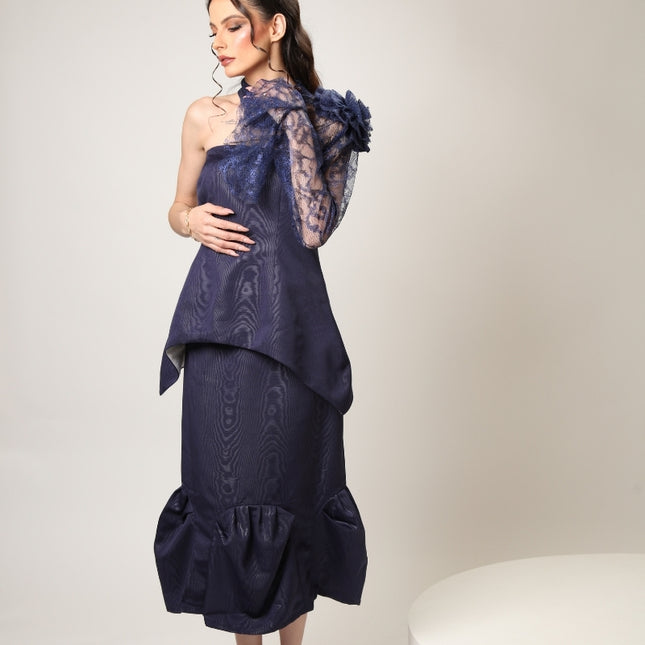 Kunzite In Navy Skirt