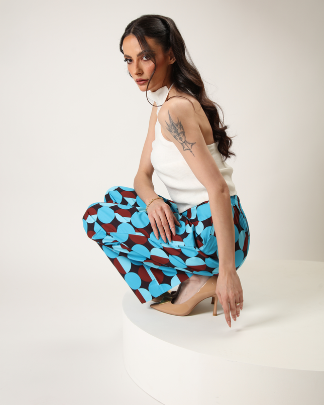 Pant Circle Print