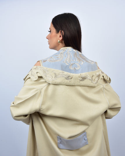 Embroidery Roman Suit