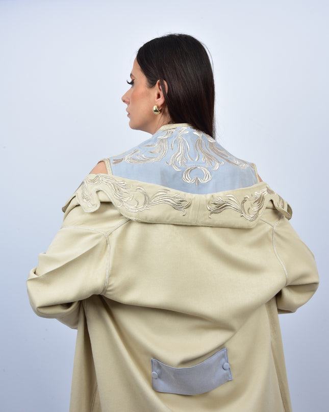 Embroidery Roman Suit