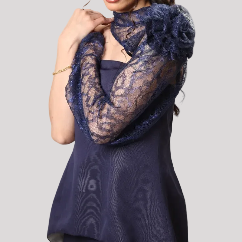 Kunzite In Navy Corset