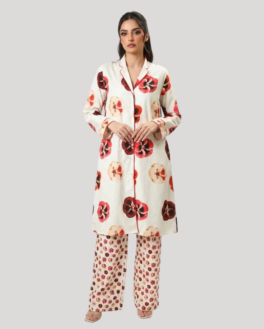 Long Orchid Blazer