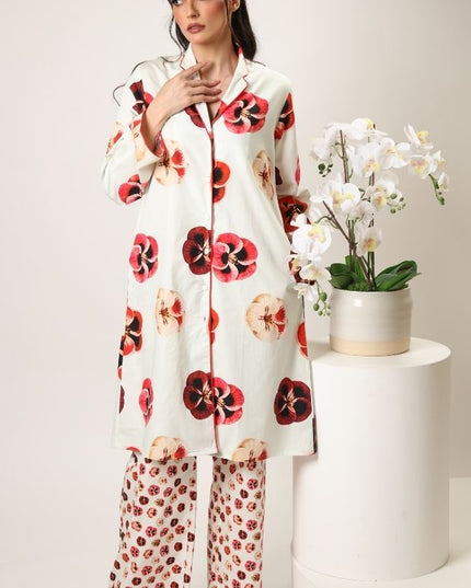 Long Orchid Blazer