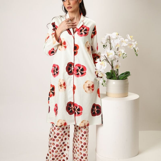 Long Orchid Blazer