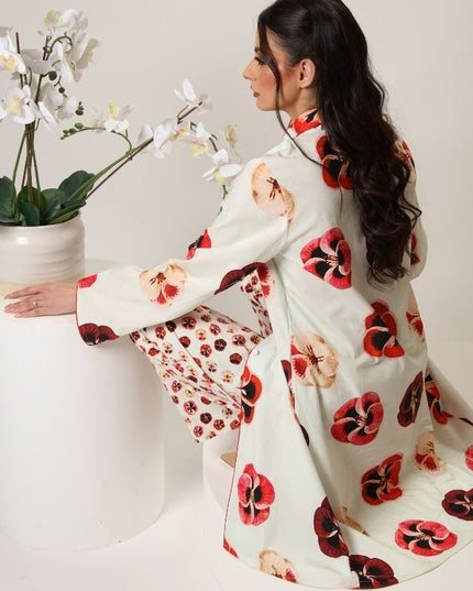 Long Orchid Blazer