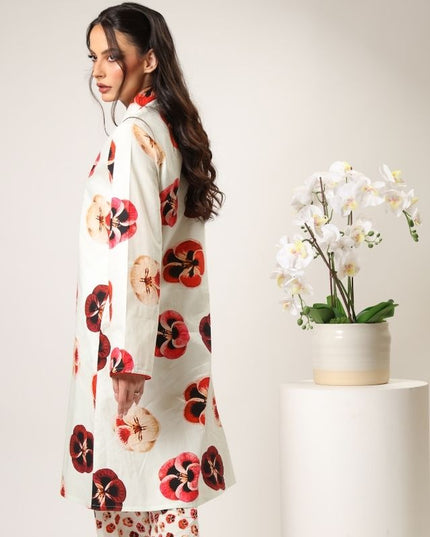 Long Orchid Blazer