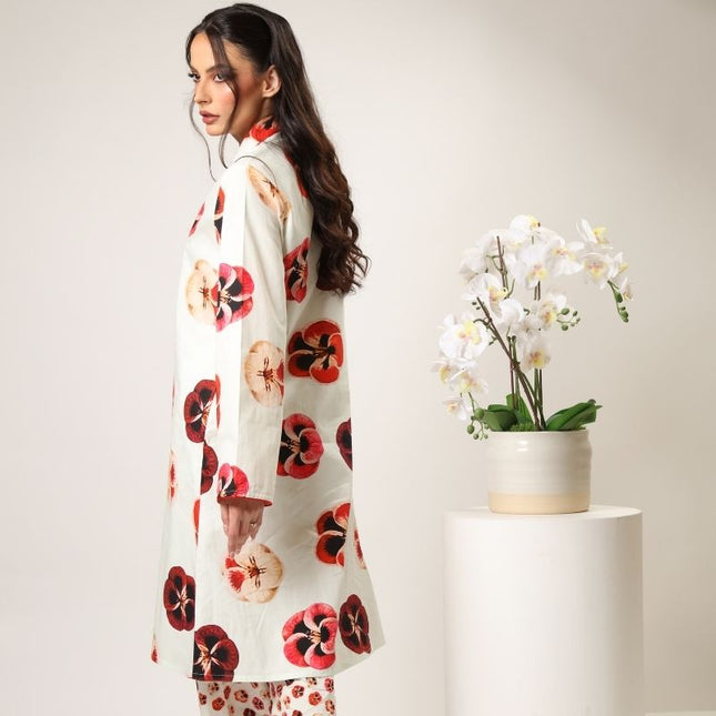 Long Orchid Blazer
